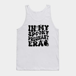 In My Spooky Pregnant Era Ghost Halloween Pregnant Mom Women Tank Top